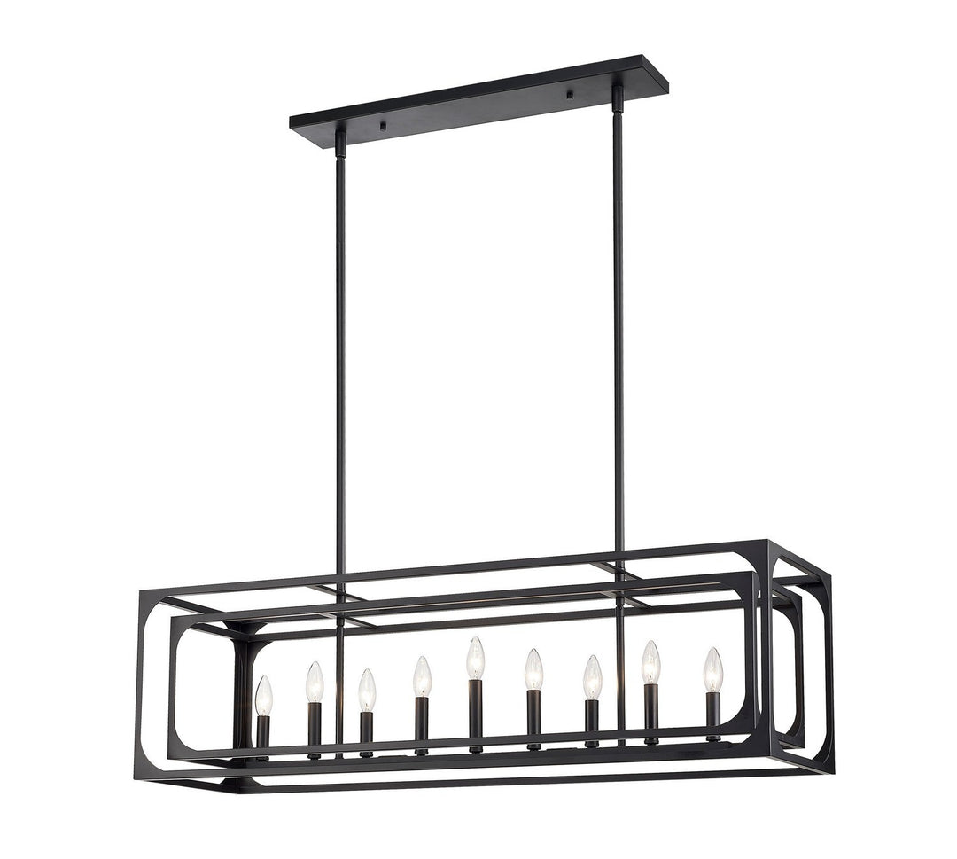 Z-Lite Easton 3038-9L-MB Pendant Light - Matte Black
