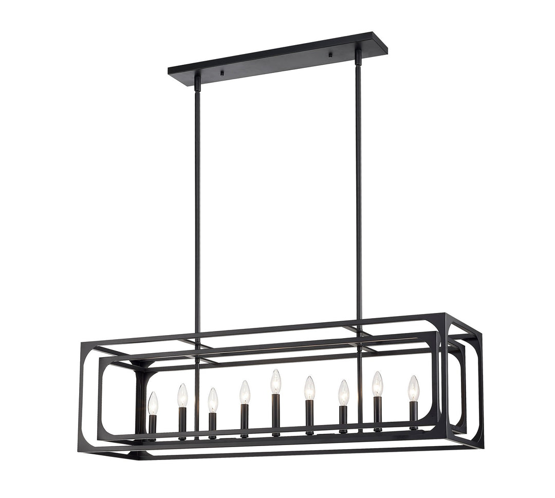 Z-Lite Easton 3038-9L-MB Pendant Light - Matte Black
