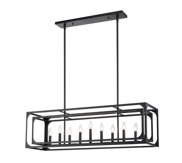 Z-Lite Easton 3038-9L-MB Pendant Light - Matte Black