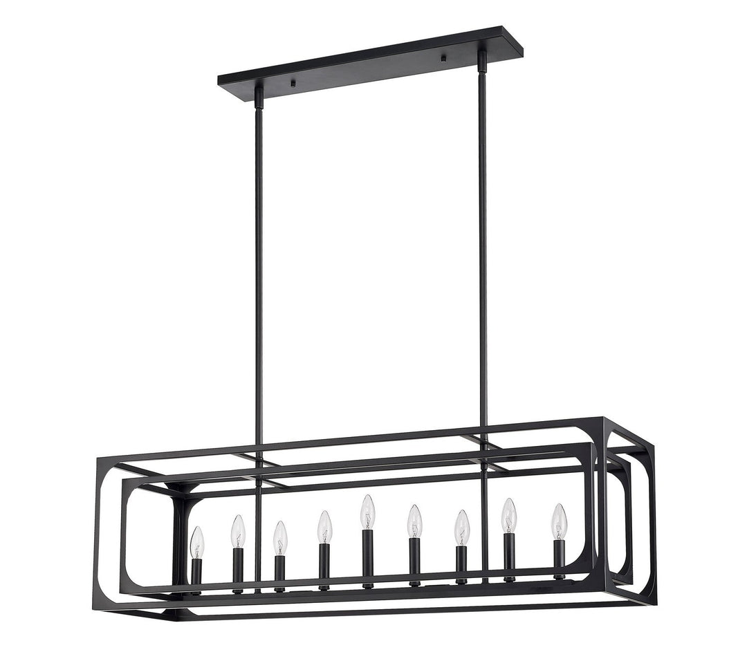 Z-Lite Easton 3038-9L-MB Pendant Light - Matte Black