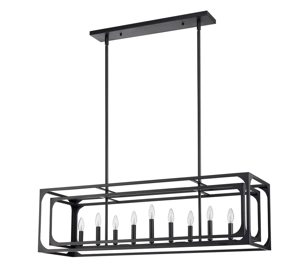 Z-Lite Easton 3038-9L-MB Pendant Light - Matte Black