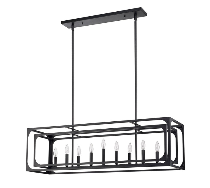 Z-Lite Easton 3038-9L-MB Pendant Light - Matte Black