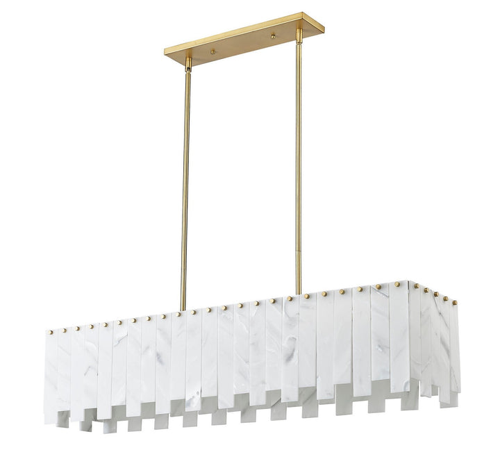 Z-Lite Viviana 345-49L-RB Pendant Light - Rubbed Brass
