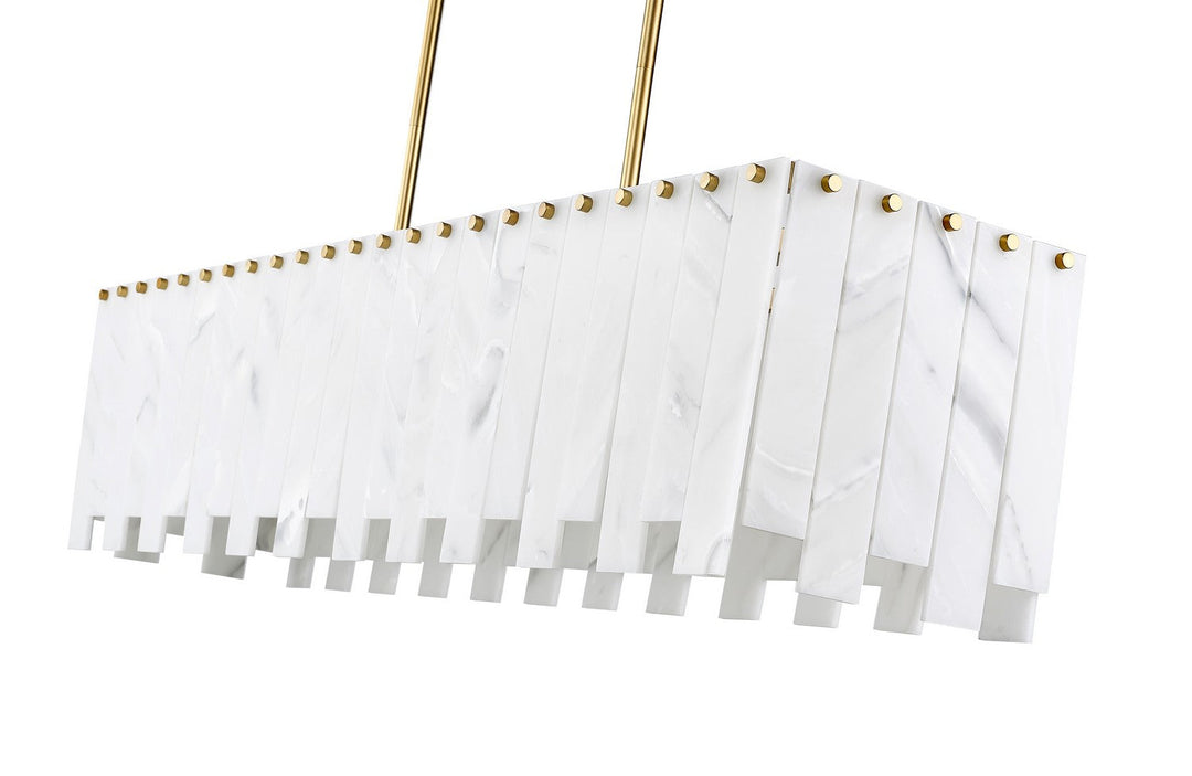 Z-Lite Viviana 345-49L-RB Pendant Light - Rubbed Brass