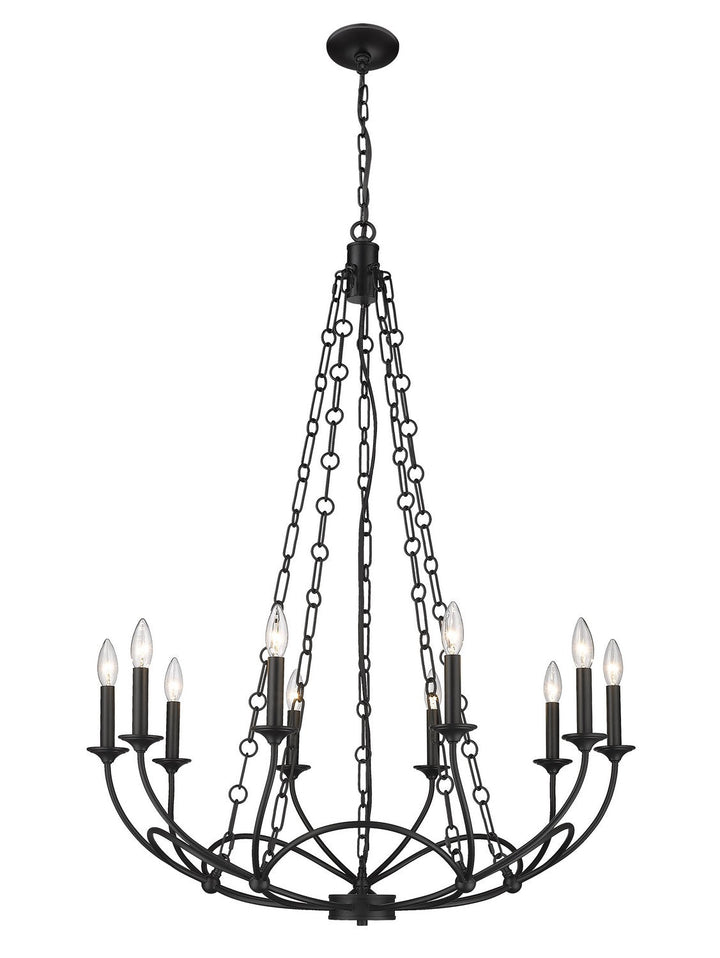 Z-Lite Arabella 3500-10MB Chandelier Light - Matte Black