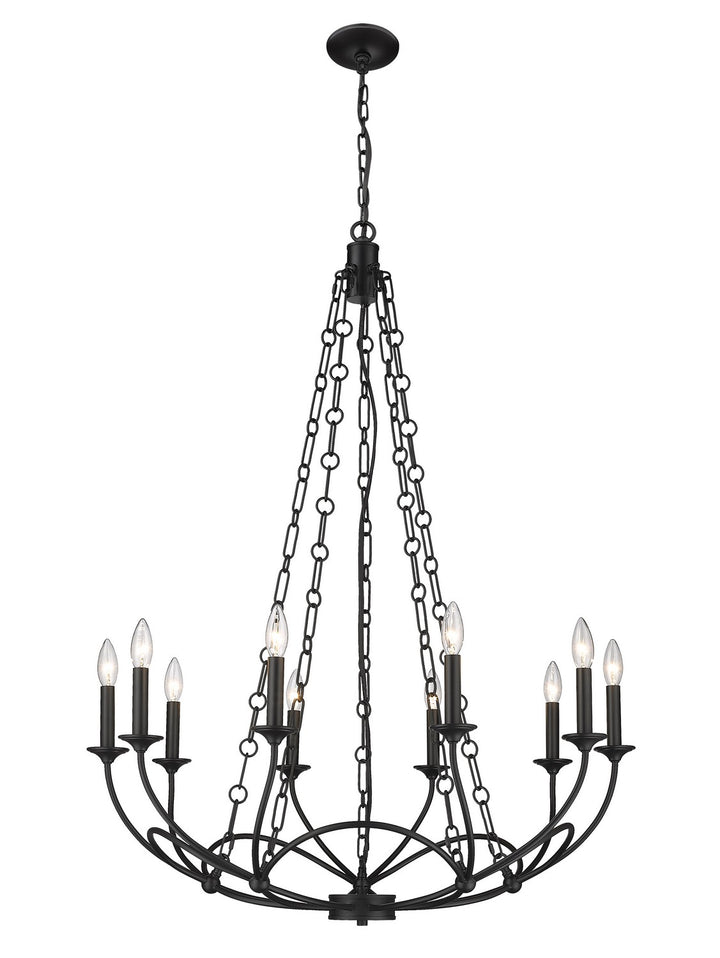 Z-Lite Arabella 3500-10MB Chandelier Light - Matte Black