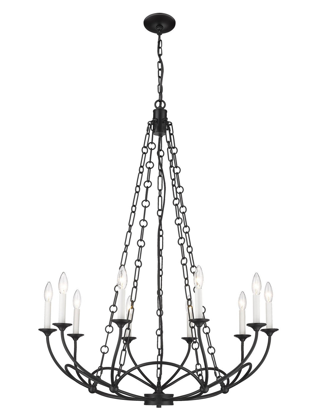 Z-Lite Arabella 3500-10MB Chandelier Light - Matte Black