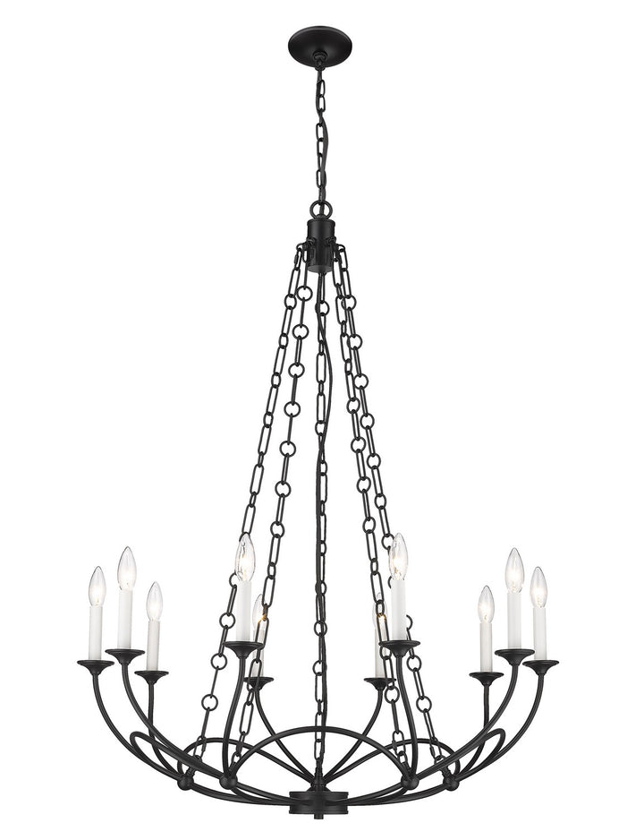 Z-Lite Arabella 3500-10MB Chandelier Light - Matte Black