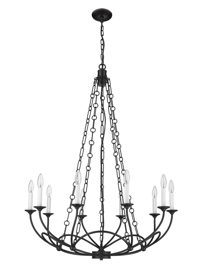 Z-Lite Arabella 3500-10MB Chandelier Light - Matte Black