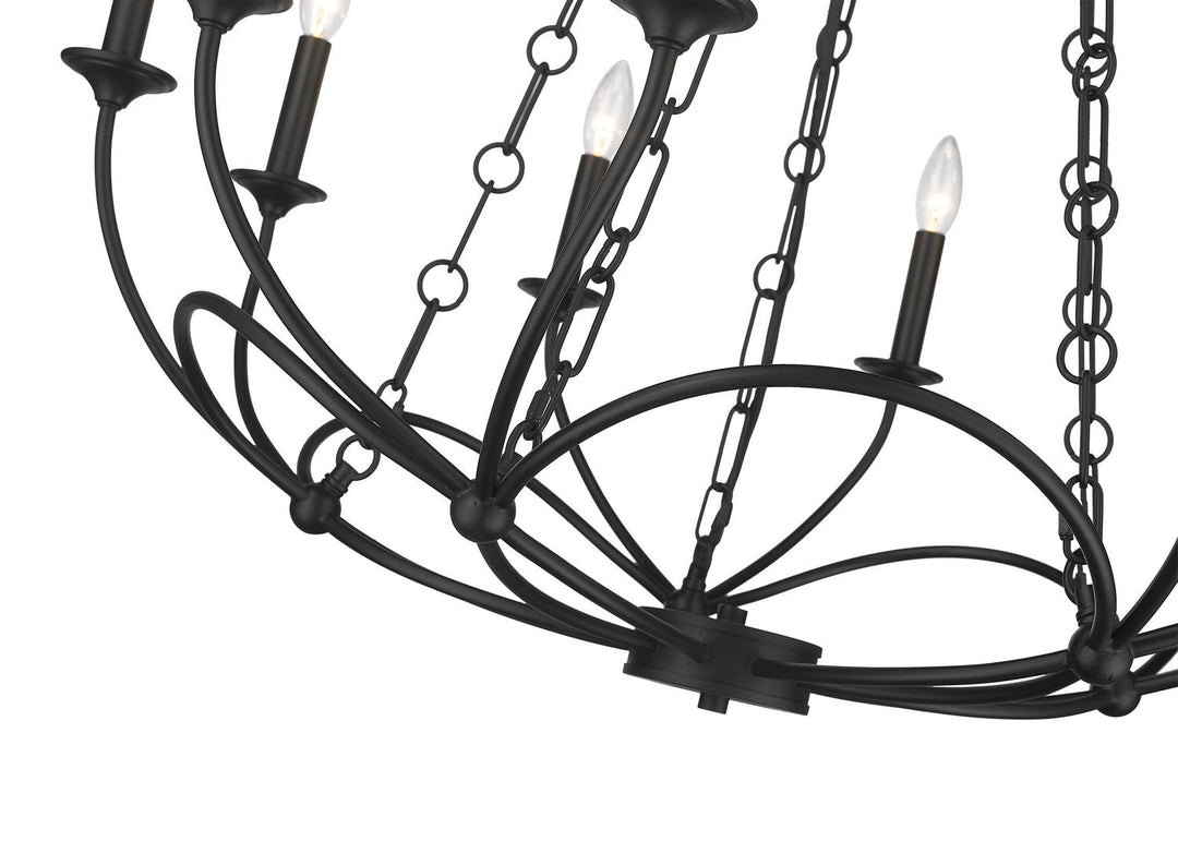 Z-Lite Arabella 3500-10MB Chandelier Light - Matte Black
