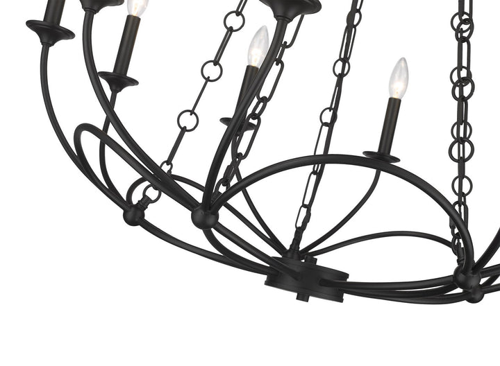 Z-Lite Arabella 3500-10MB Chandelier Light - Matte Black