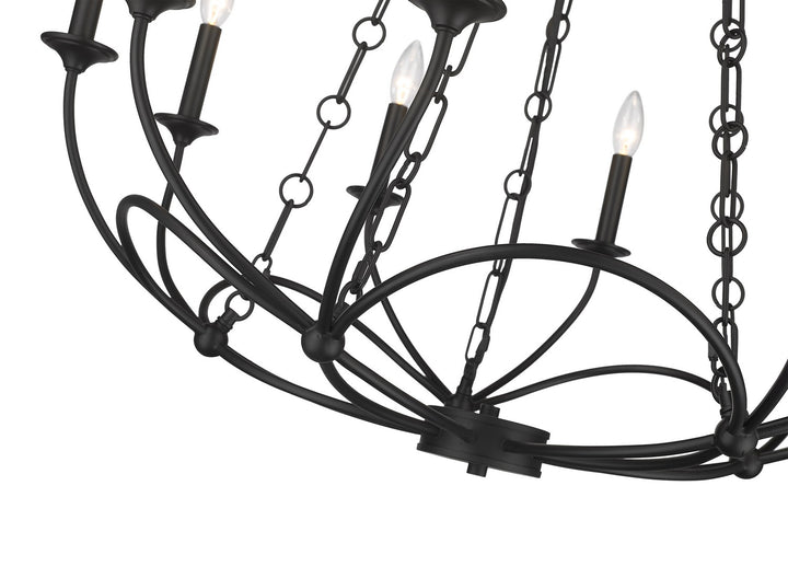 Z-Lite Arabella 3500-10MB Chandelier Light - Matte Black