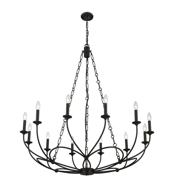 Z-Lite Arabella 3500-12MB Chandelier Light - Matte Black