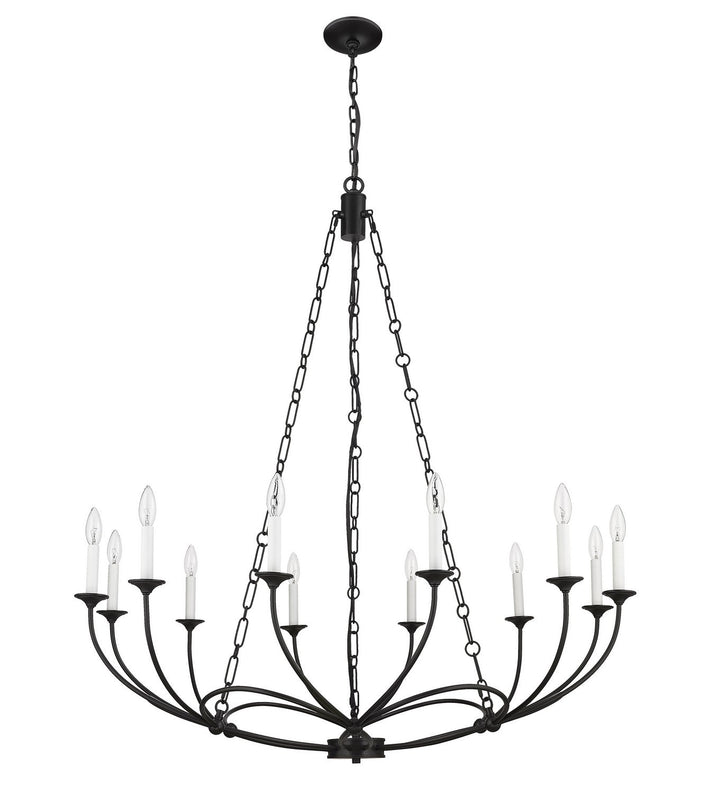 Z-Lite Arabella 3500-12MB Chandelier Light - Matte Black