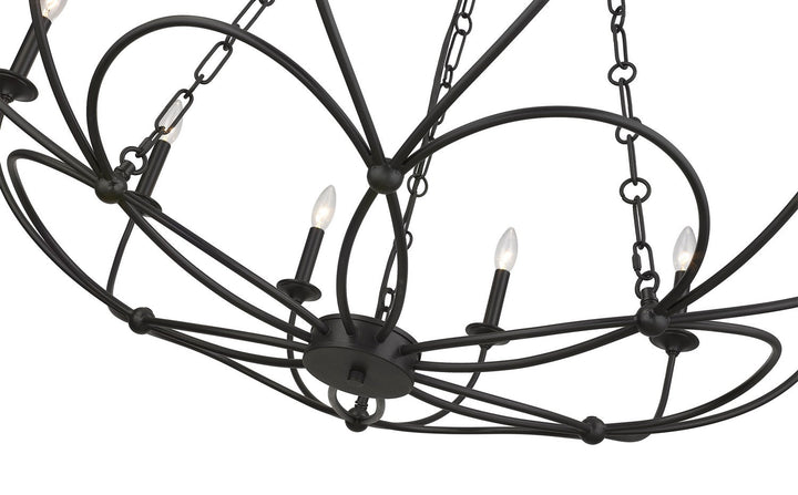 Z-Lite Arabella 3500-12MB Chandelier Light - Matte Black
