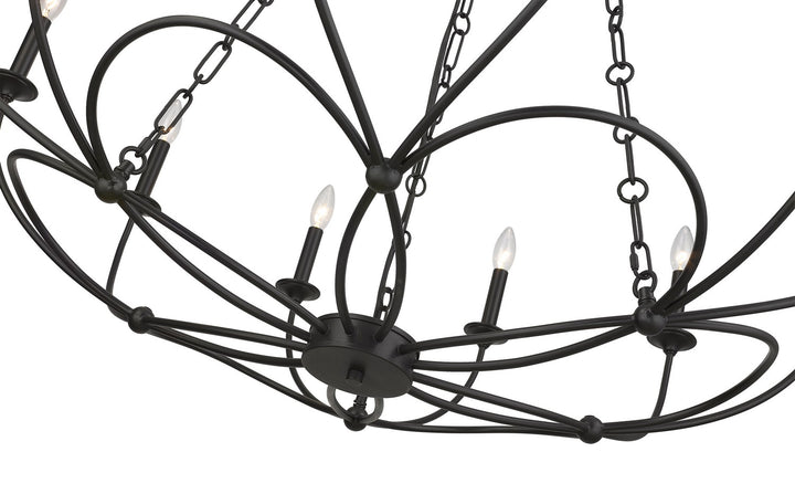 Z-Lite Arabella 3500-12MB Chandelier Light - Matte Black