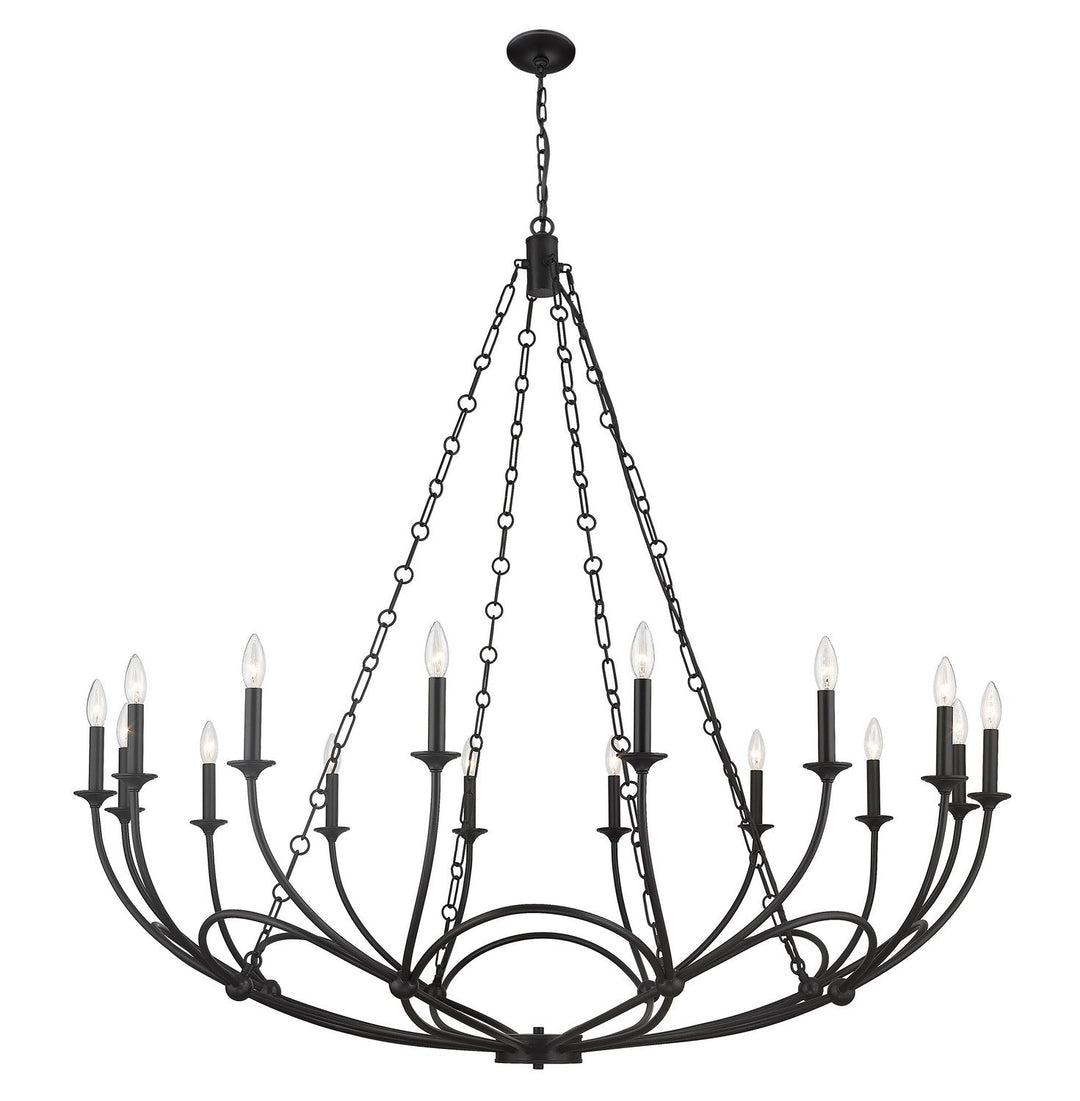 Z-Lite Arabella 3500-16MB Chandelier Light - Matte Black