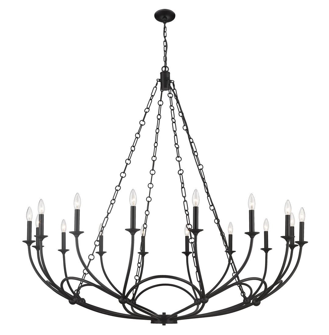 Z-Lite Arabella 3500-16MB Chandelier Light - Matte Black