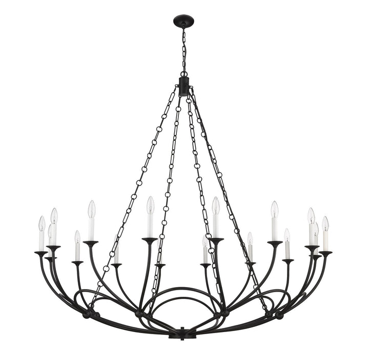 Z-Lite Arabella 3500-16MB Chandelier Light - Matte Black