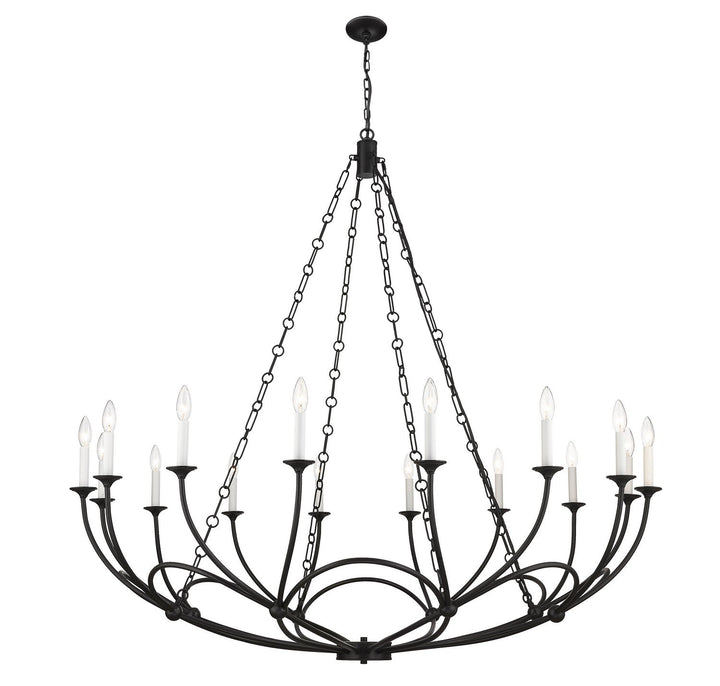 Z-Lite Arabella 3500-16MB Chandelier Light - Matte Black