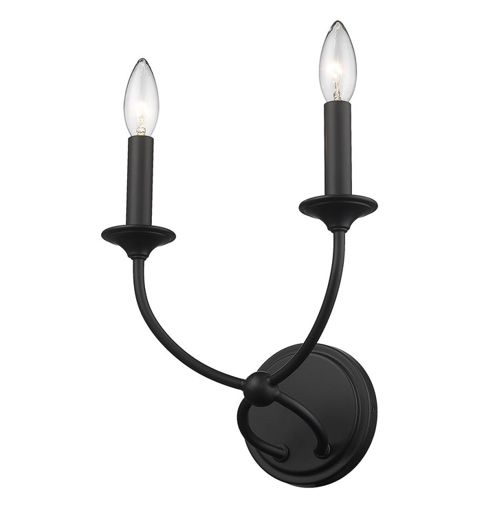 Z-Lite Arabella 3500-2S-MB Wall Sconce Light - Matte Black