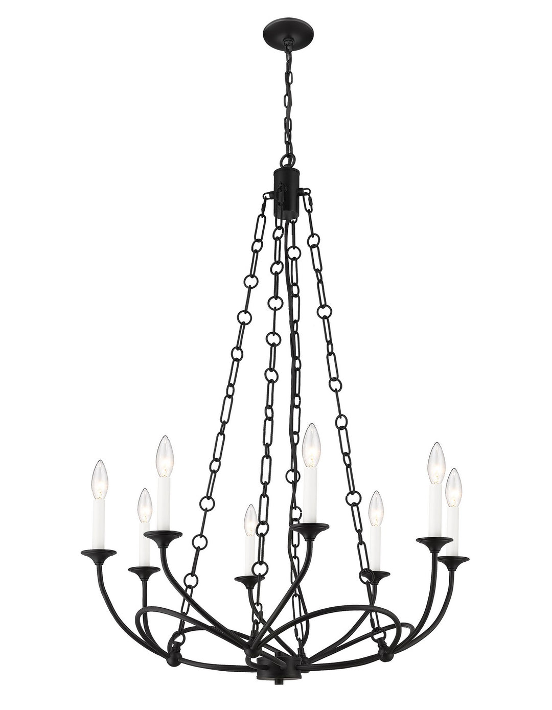 Z-Lite Arabella 3500-8MB Chandelier Light - Matte Black