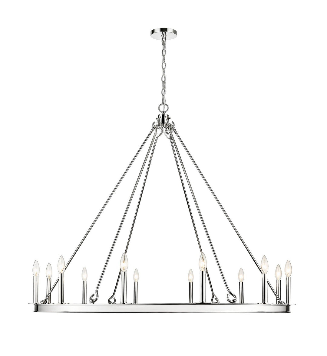 Z-Lite Barclay 482R-12PN Chandelier Light - Polished Nickel