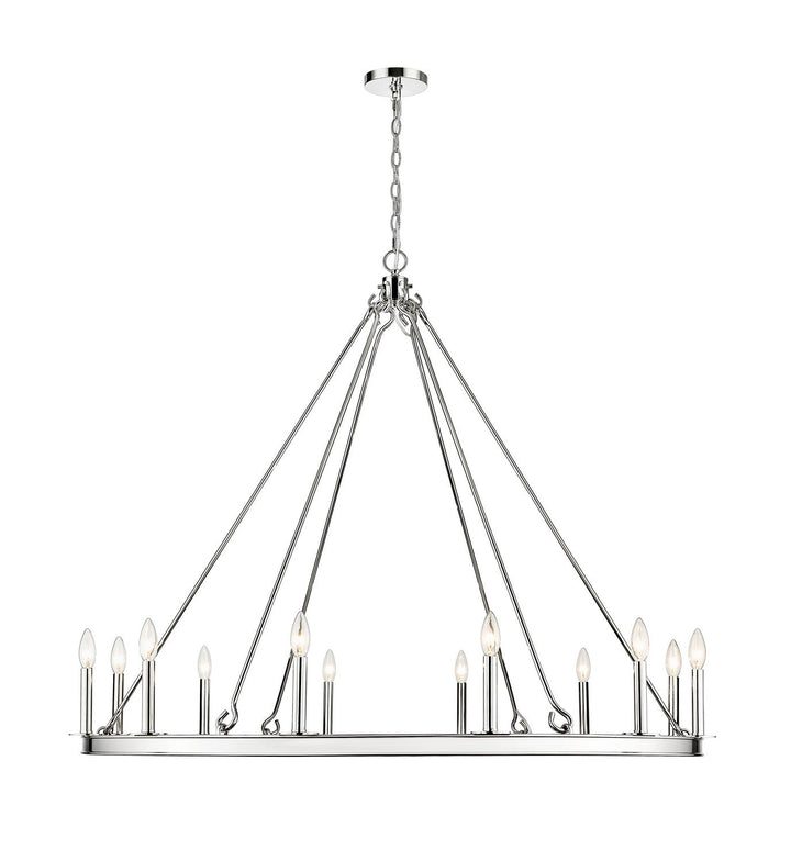 Z-Lite Barclay 482R-12PN Chandelier Light - Polished Nickel