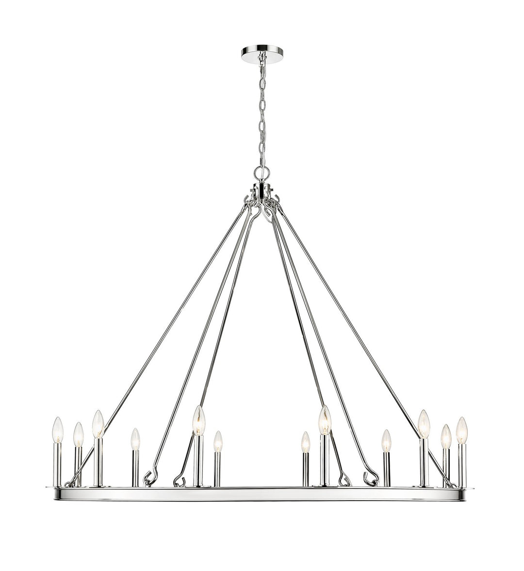 Z-Lite Barclay 482R-12PN Chandelier Light - Polished Nickel