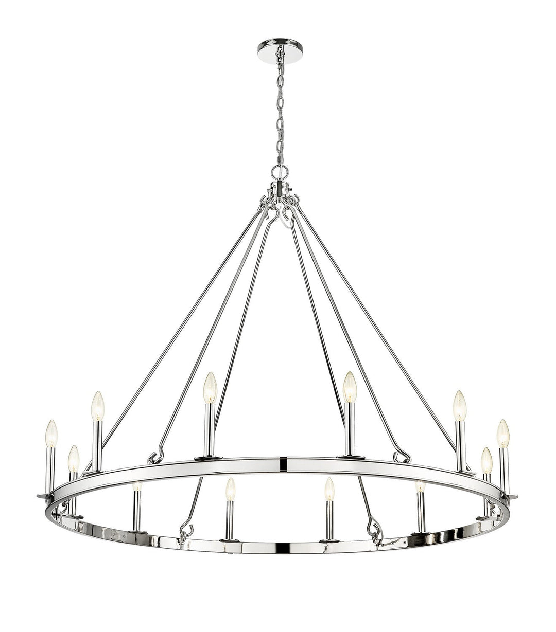 Z-Lite Barclay 482R-12PN Chandelier Light - Polished Nickel