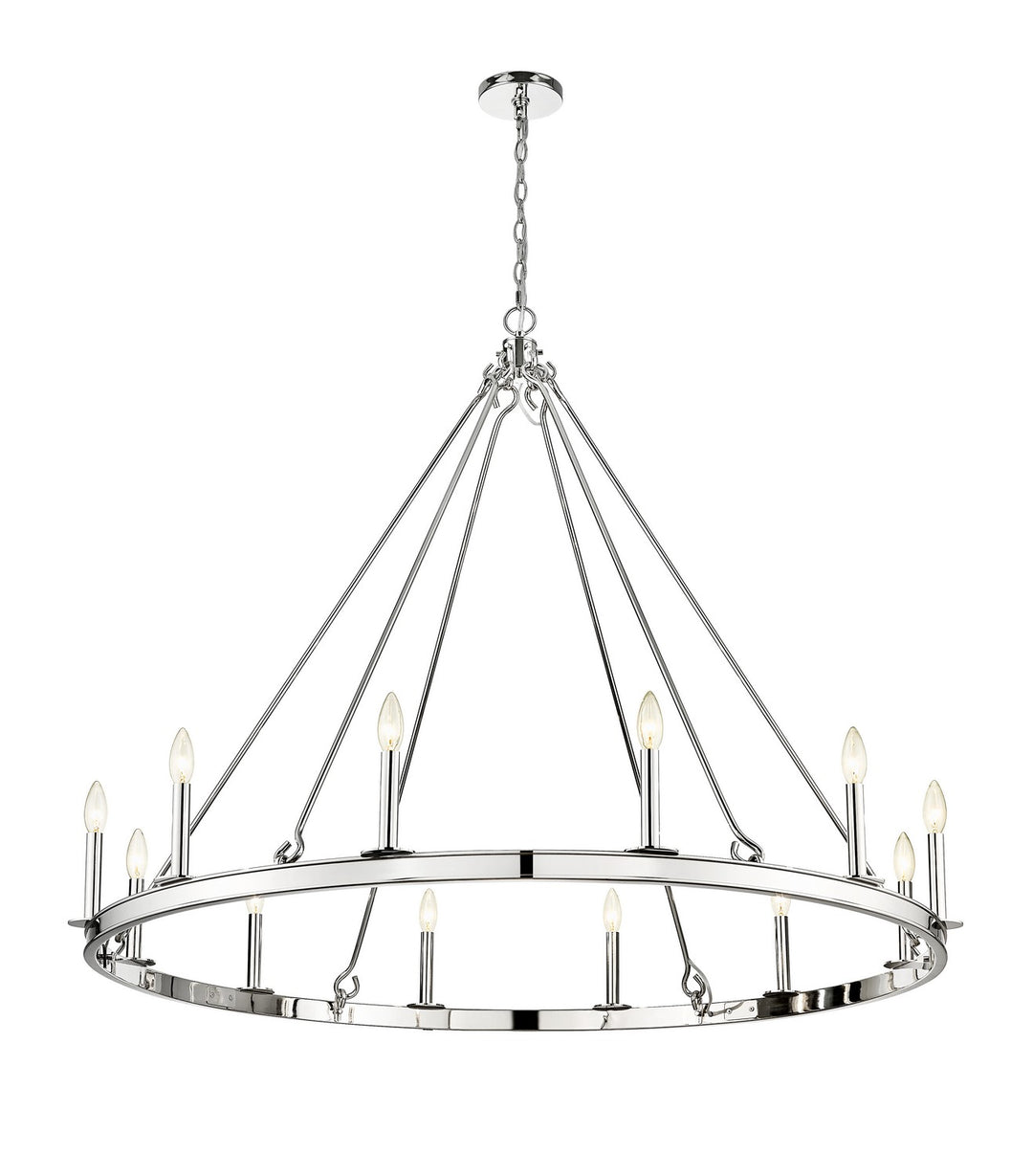 Z-Lite Barclay 482R-12PN Chandelier Light - Polished Nickel