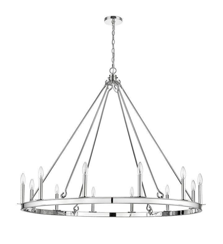 Z-Lite Barclay 482R-12PN Chandelier Light - Polished Nickel