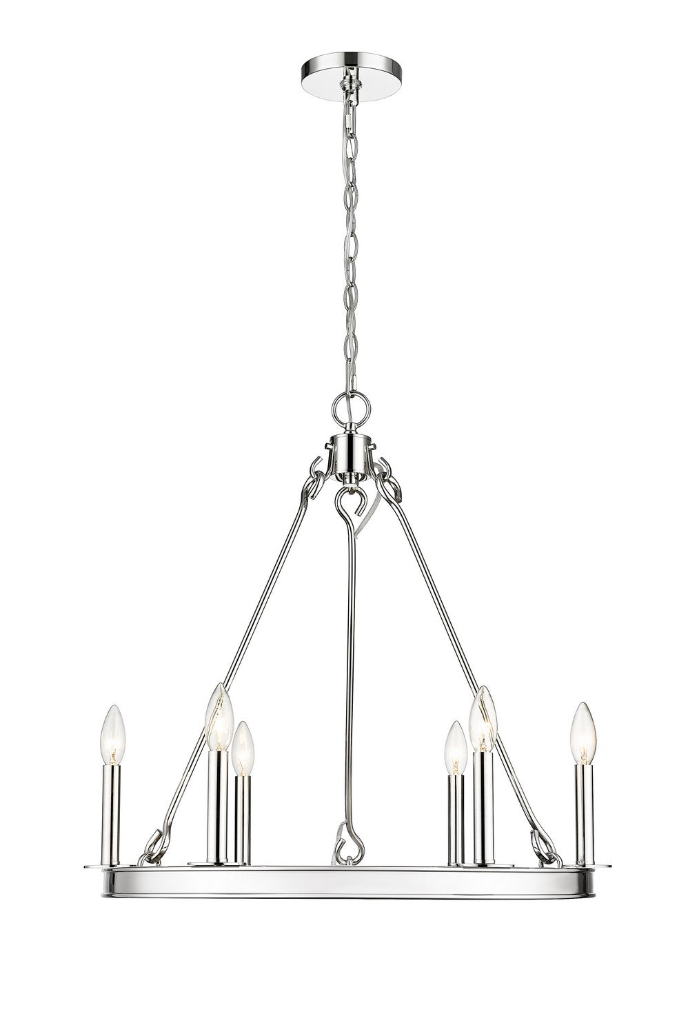 Z-Lite Barclay 482R-6PN Chandelier Light - Polished Nickel