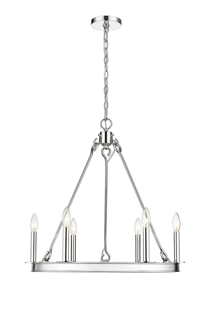 Z-Lite Barclay 482R-6PN Chandelier Light - Polished Nickel
