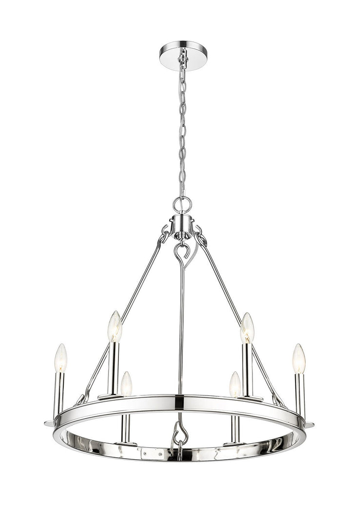Z-Lite Barclay 482R-6PN Chandelier Light - Polished Nickel