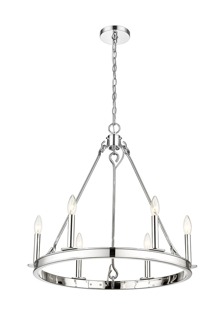 Z-Lite Barclay 482R-6PN Chandelier Light - Polished Nickel