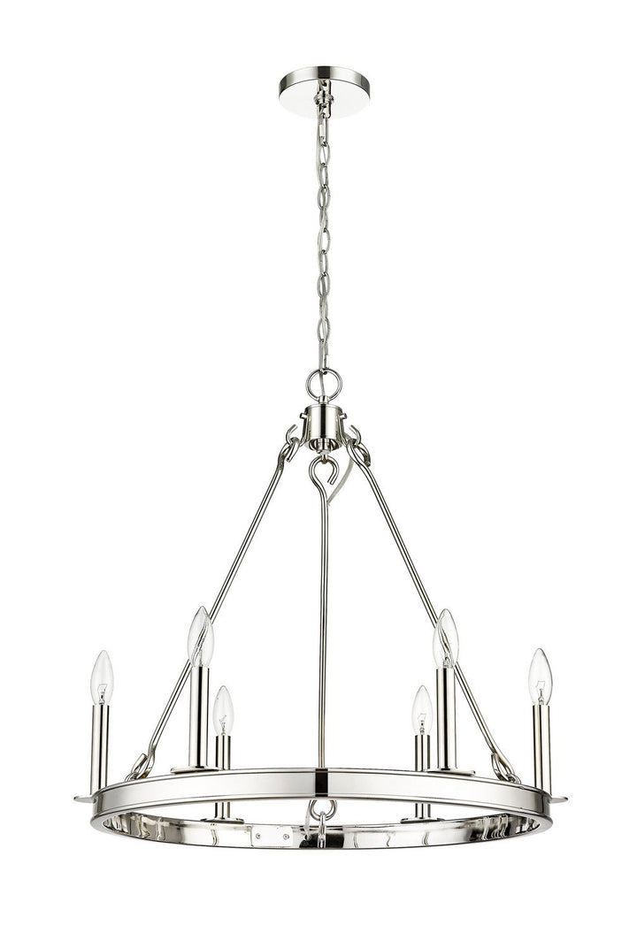 Z-Lite Barclay 482R-6PN Chandelier Light - Polished Nickel