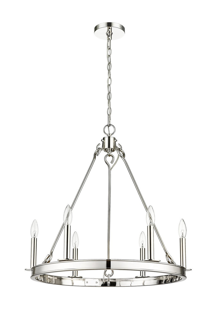 Z-Lite Barclay 482R-6PN Chandelier Light - Polished Nickel