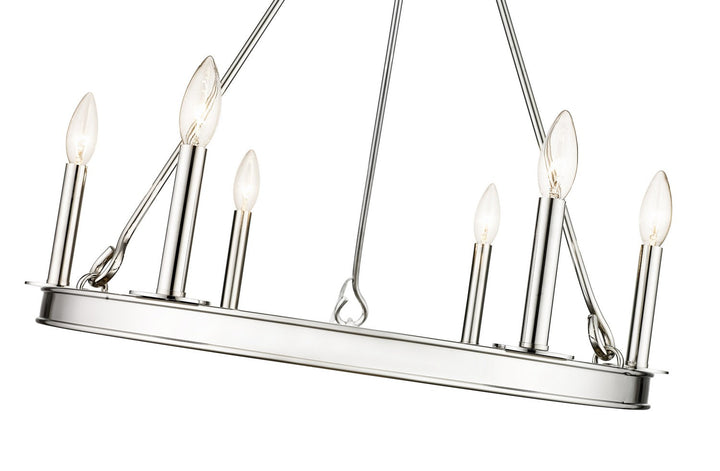 Z-Lite Barclay 482R-6PN Chandelier Light - Polished Nickel