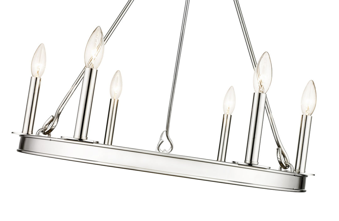 Z-Lite Barclay 482R-6PN Chandelier Light - Polished Nickel