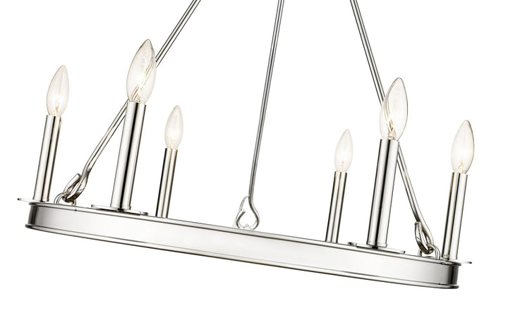 Z-Lite Barclay 482R-6PN Chandelier Light - Polished Nickel