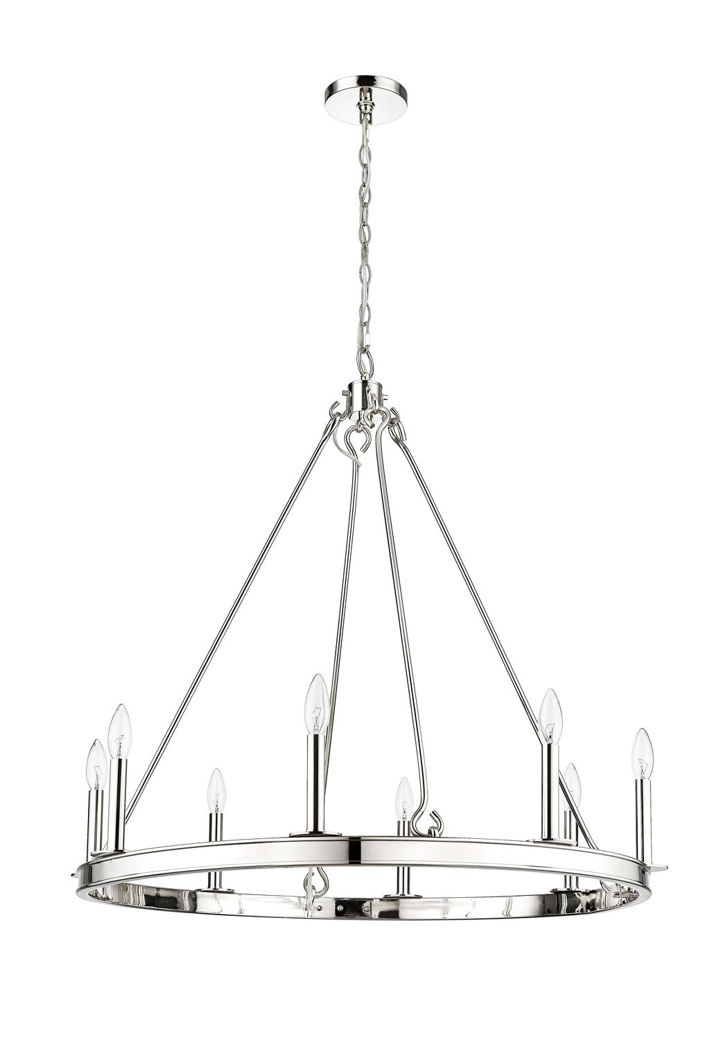 Z-Lite Barclay 482R-8PN Chandelier Light - Polished Nickel