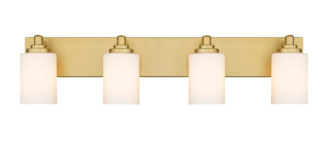 Z-Lite Soledad 485-4V-BG Bath Vanity Light 32 in. wide - Brushed Gold