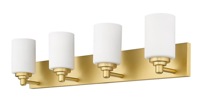 Z-Lite Soledad 485-4V-BG Bath Vanity Light 32 in. wide - Brushed Gold