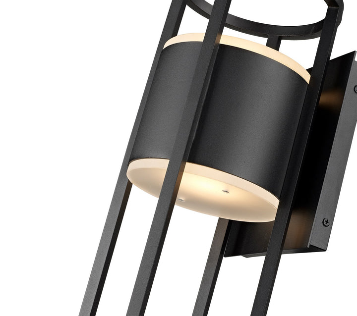 Z-Lite Lighting 517M-BK-LED  Luca Outdoor Black