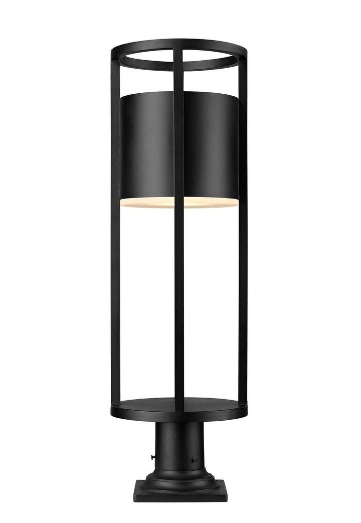 Z-Lite Lighting 517PHB-533PM-BK-LED  Luca Modern Outdoor Black