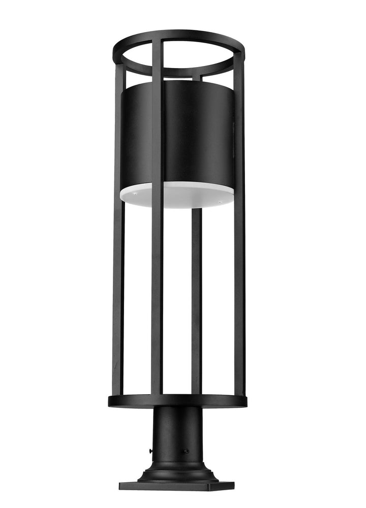 Z-Lite Lighting 517PHB-533PM-BK-LED  Luca Modern Outdoor Black