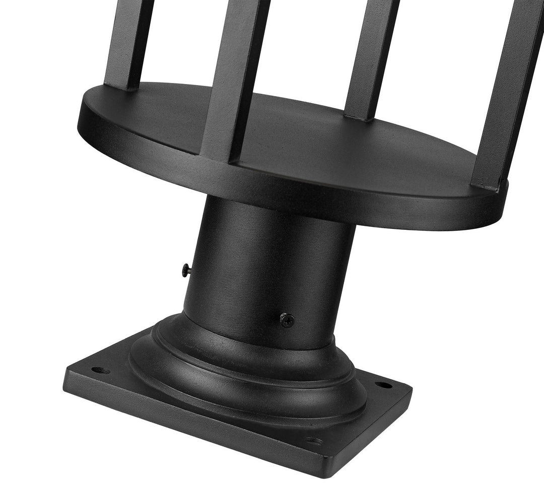 Z-Lite Lighting 517PHB-533PM-BK-LED  Luca Modern Outdoor Black