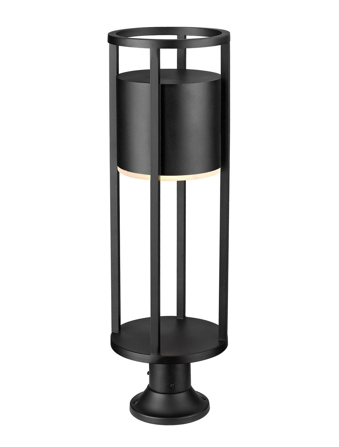 Z-Lite Lighting 517PHB-553PM-BK-LED  Luca Outdoor Black