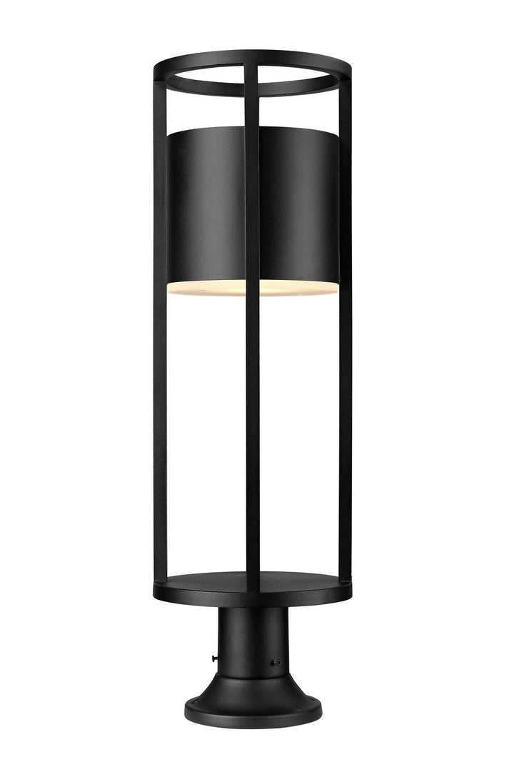 Z-Lite Lighting 517PHB-553PM-BK-LED  Luca Outdoor Black
